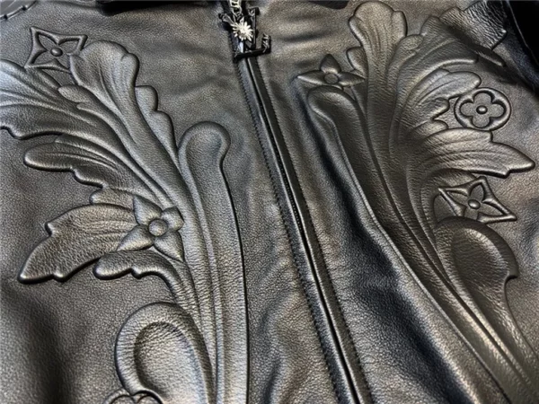 2023fw Louis Vuitton Real Leather Jacket