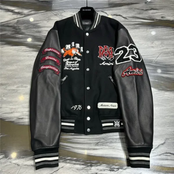 2023fw Amiri Leather Jacket