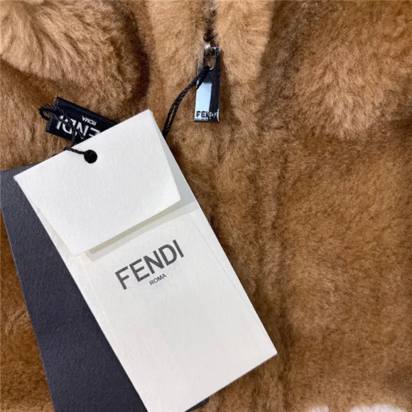 2023fw Fendi Real Leather Overcoat