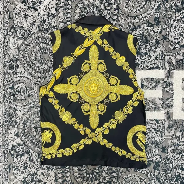 2023ss Versace Pure Silk Shirt