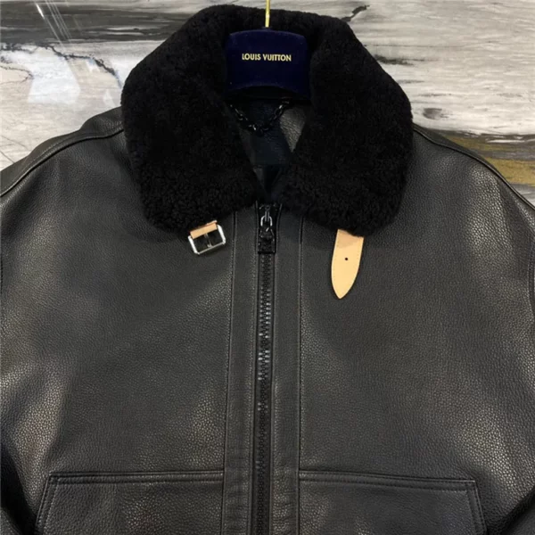 2022fw Louis Vuitton Real Leather Jacket