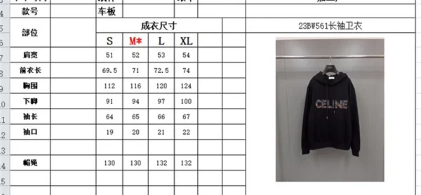 2023FW Celine Hoodie