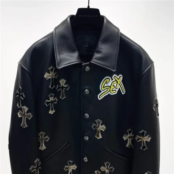 2022fw Chrome Hearts Real Leather Jacket