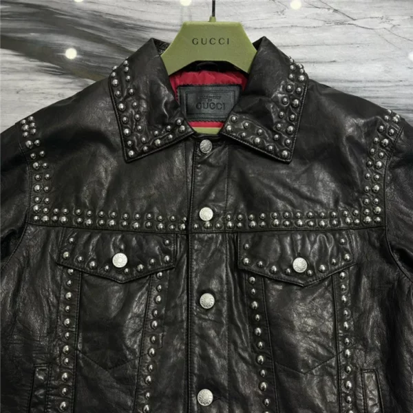 2023fw Gucci Real Leather Jacket