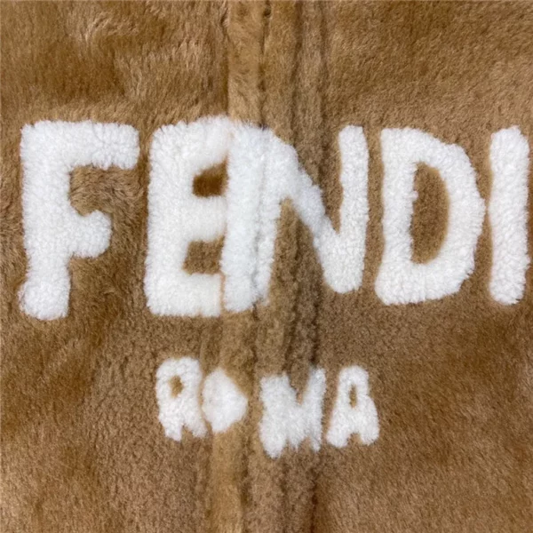 2023fw Fendi Real Leather Overcoat