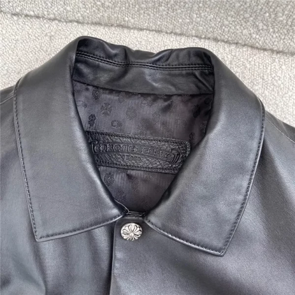 2022fw Chrome Hearts Real Leather Jacket