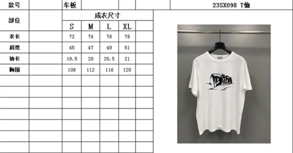 2023ss Dior T Shirt