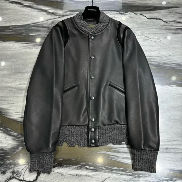 2023fw OW Real Leather Jacket