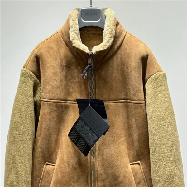 2023fw Prada Real Leather Jacket