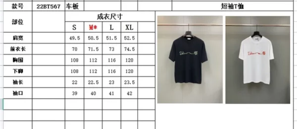 2022SS Dior T Shirt