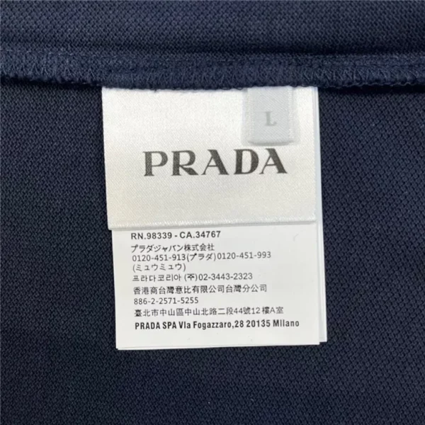 2023ss Prada  Polo Shirt