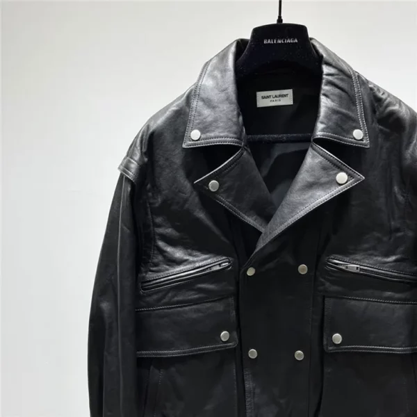 2023fw Saint Laurent Leather Jacket