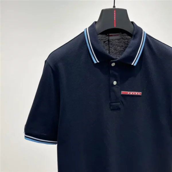 2023ss Prada  Polo Shirt