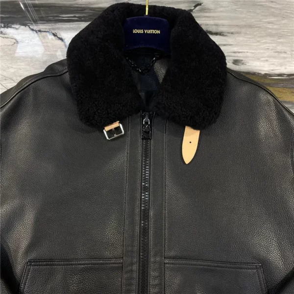 2022fw Louis Vuitton Real leather Jacket