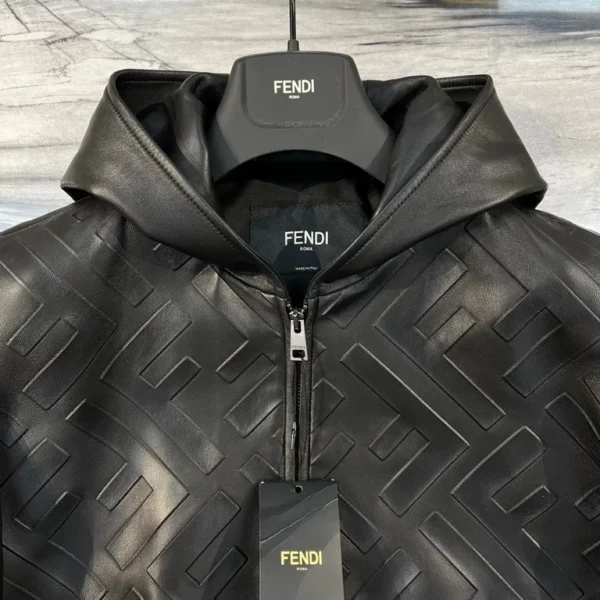 2022ss Fendi Real leather Jacket