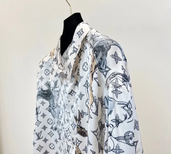 2024SS Louis Vuitton Silk Shirt