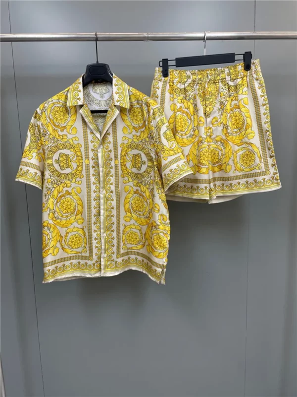 2024SS Versace Silk Suit - fake designer websites