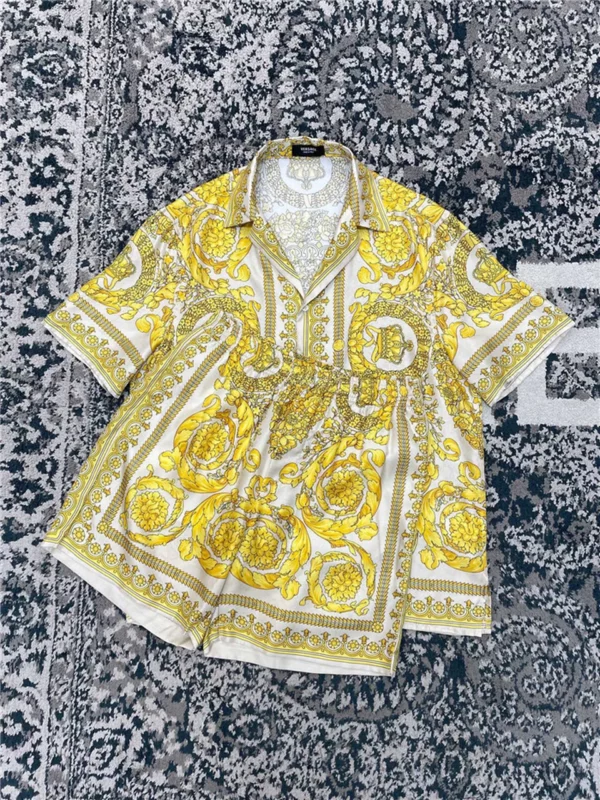 2024SS Versace Silk Suit - fake designer websites