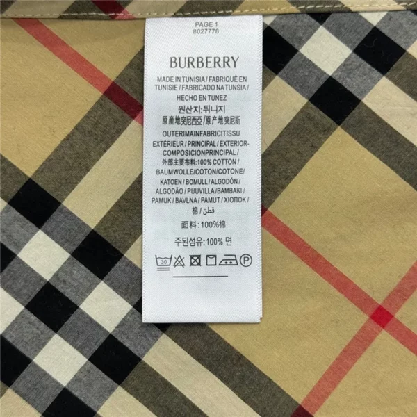 2024SS Burberry Shirt - Replica shirt