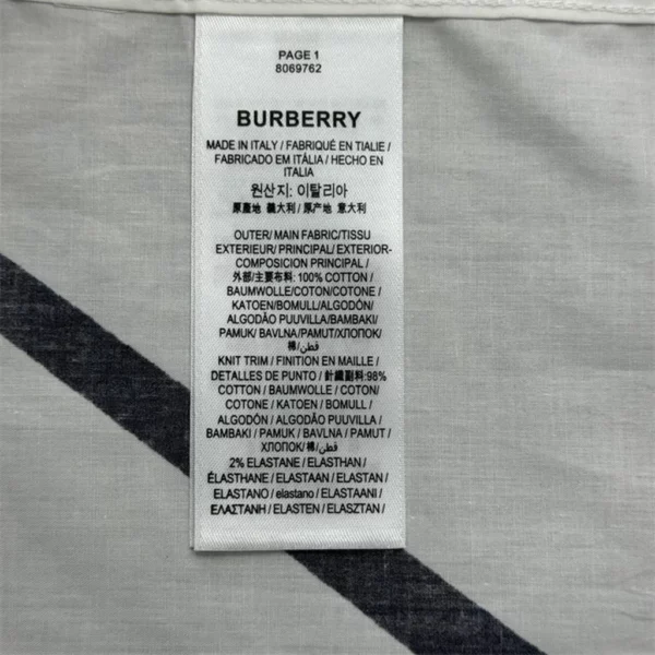 2024SS Burberry Shirt - Replica shirt