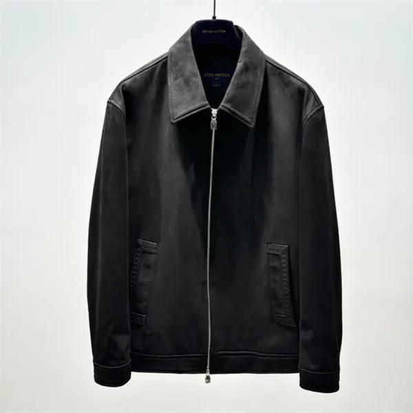 2024fw Louis Vuitton Leather Jacket - Replica jacket