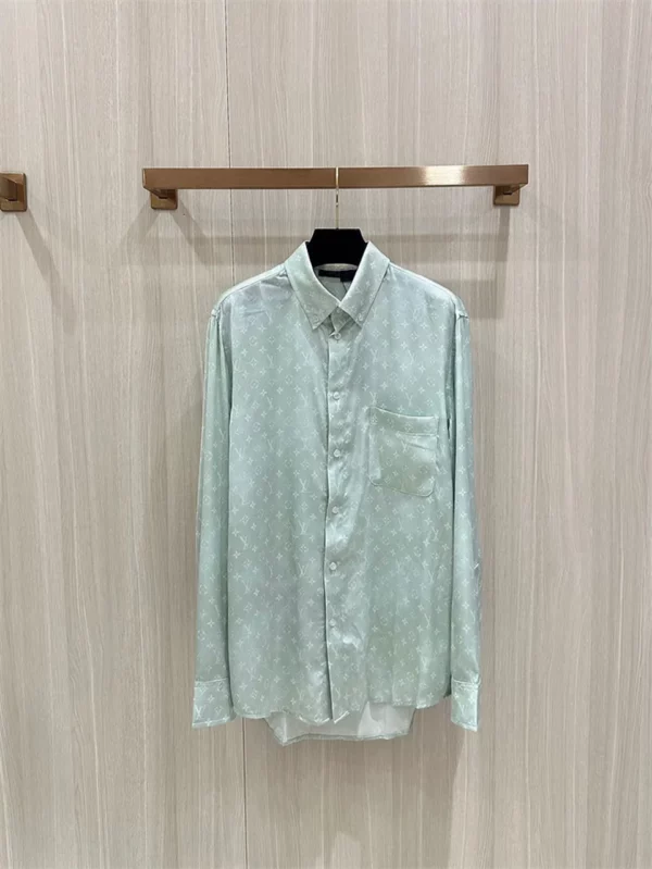 2024fw Louis Vuitton Real Silk Shirt - Replica Louis Vuitton