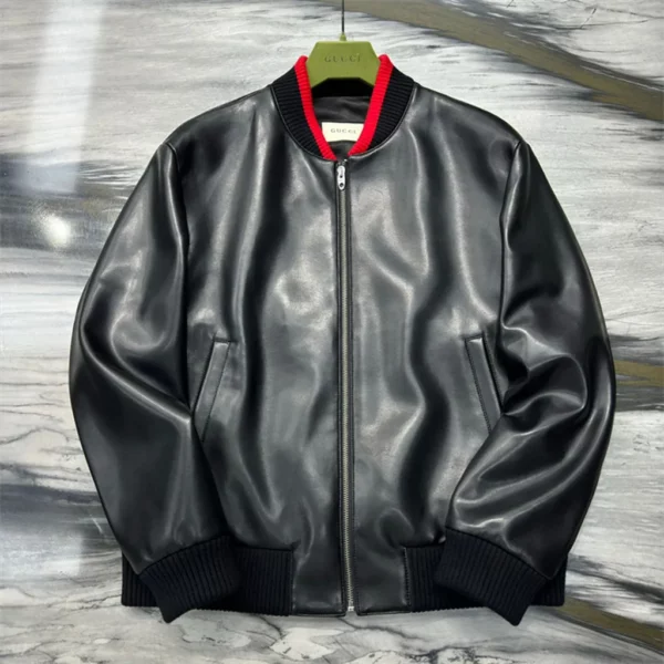 2024 Gucci Real Leather Jacket - Gucci replica