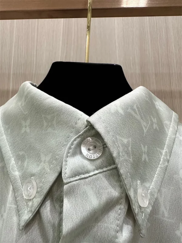 2024fw Louis Vuitton Real Silk Shirt - Replica Louis Vuitton