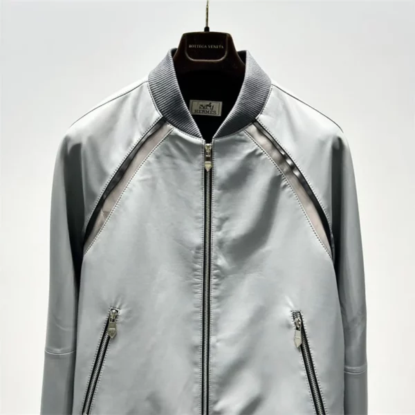 2024fw Hermes Real Leather Jacket - Replica jacket