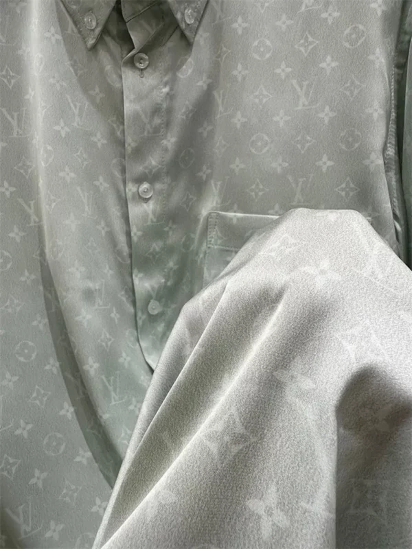 2024fw Louis Vuitton Real Silk Shirt - Replica Louis Vuitton