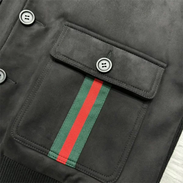 2024 Gucci Real Leather Jacket - Gucci replica