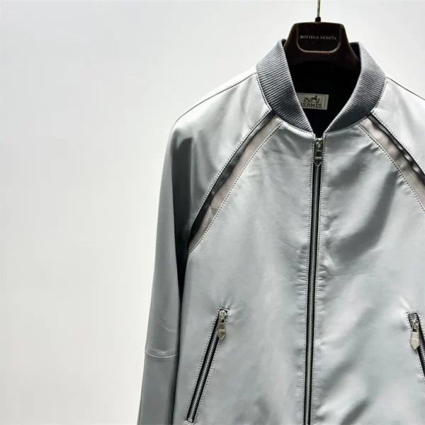 2024fw Hermes Real Leather Jacket - Replica jacket