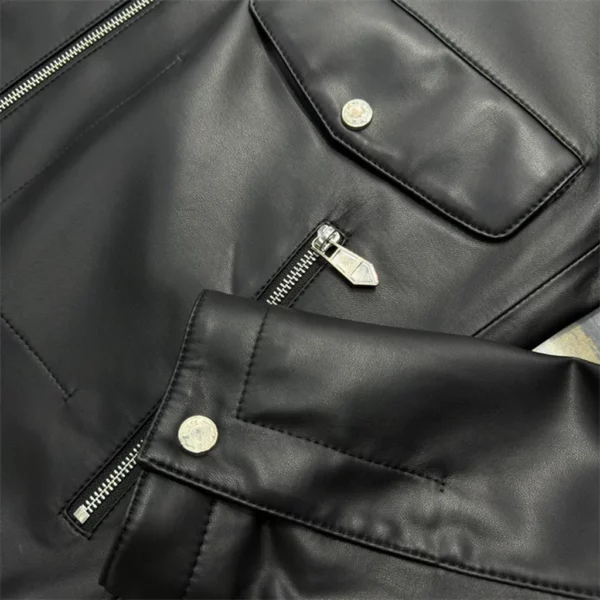 2024fw Hermes Real Leather Jacket - Replica jacket