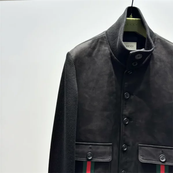 2024 Gucci Real Leather Jacket - Gucci replica