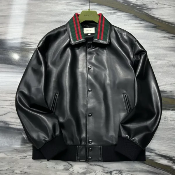 2024 Gucci Real Leather Jacket - Gucci replica