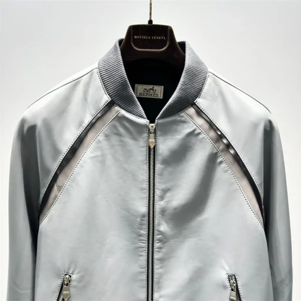 2024fw Hermes Real Leather Jacket - Replica jacket