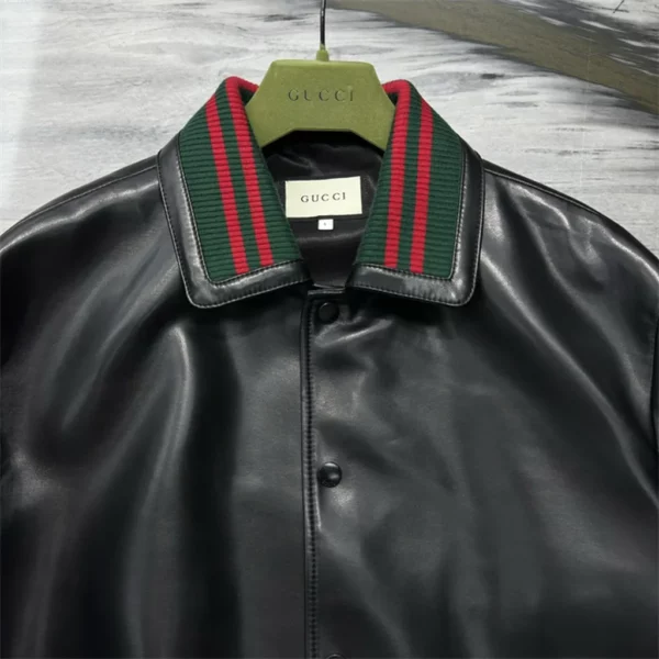 2024 Gucci Real Leather Jacket - Gucci replica