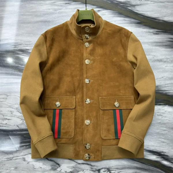 2024 Gucci Real Leather Jacket - Gucci replica