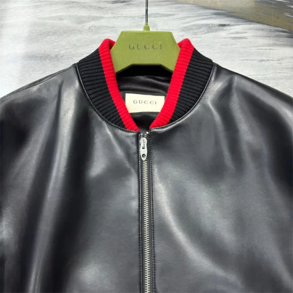 2024 Gucci Real Leather Jacket - Gucci replica