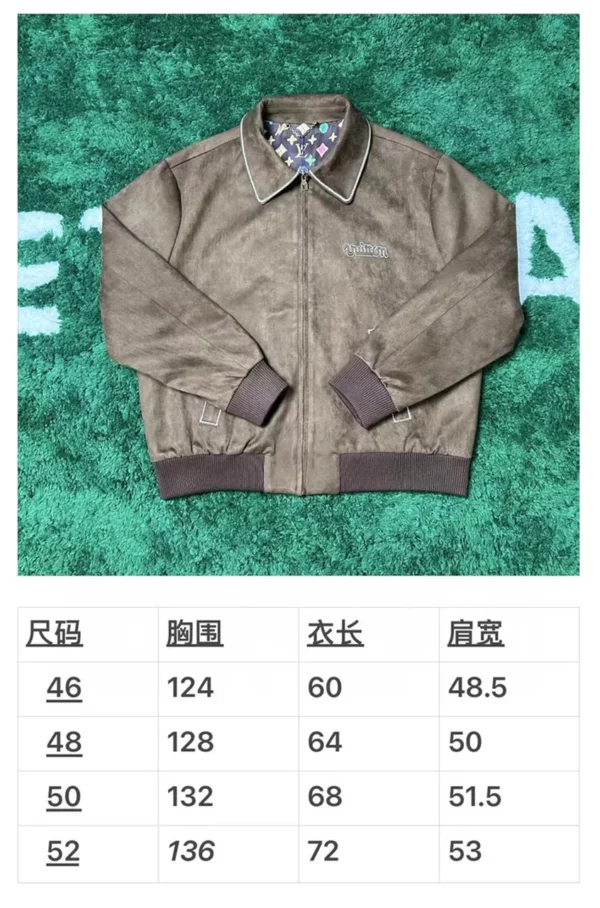 2024fw Louis Vuitton Leather Jacket - Replica jacket