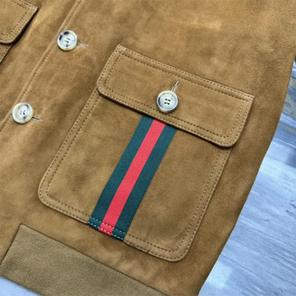 2024 Gucci Real Leather Jacket - Gucci replica