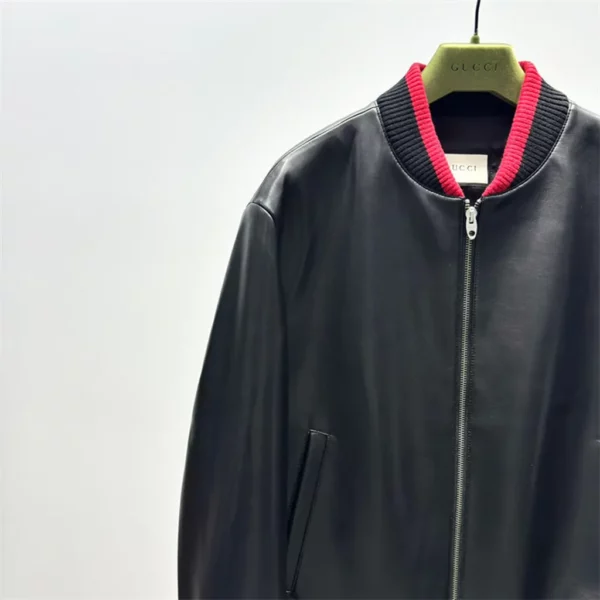 2024 Gucci Real Leather Jacket - Gucci replica