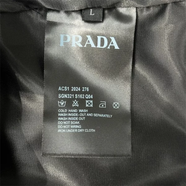 2024fw Prada Real Leather Jacket - Prada replica