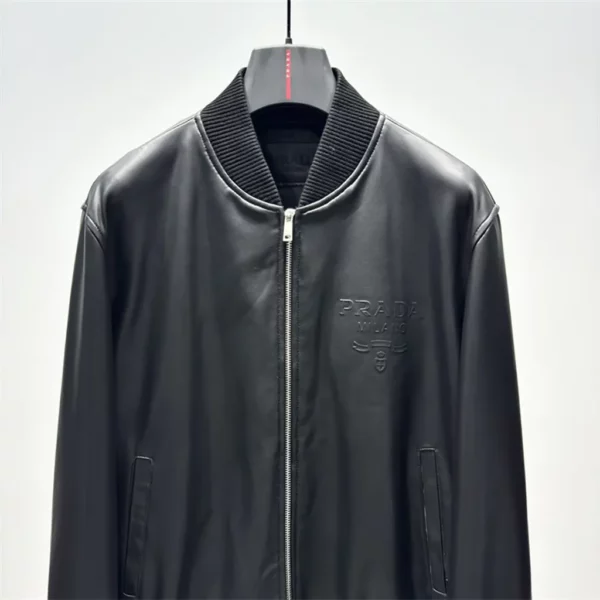 2024fw Prada Real Leather Jacket - Prada replica