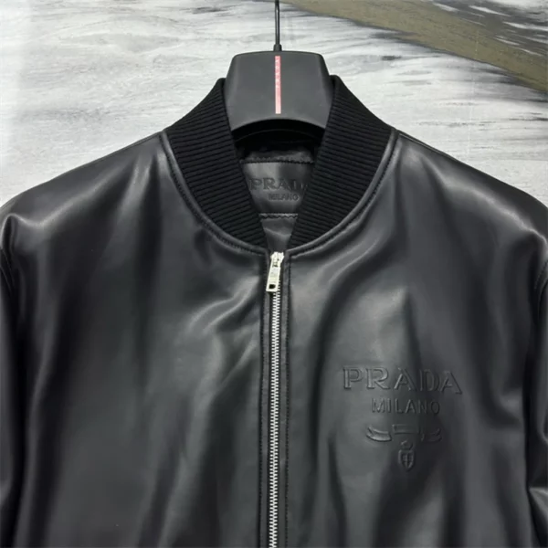 2024fw Prada Real Leather Jacket - Prada replica