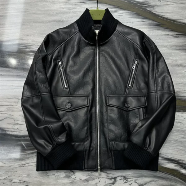 2024 Gucci Real Leather Jacket - Gucci replica