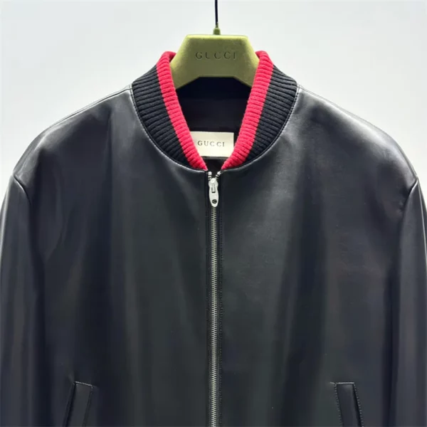 2024 Gucci Real Leather Jacket - Gucci replica