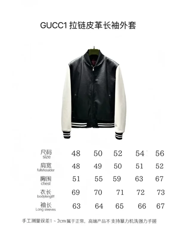 2024 Gucci Real Leather Jacket - Gucci replica