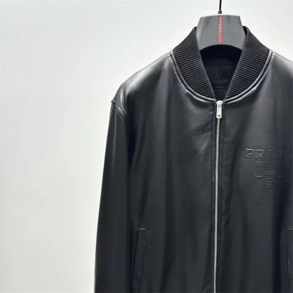 2024fw Prada Real Leather Jacket - Prada replica