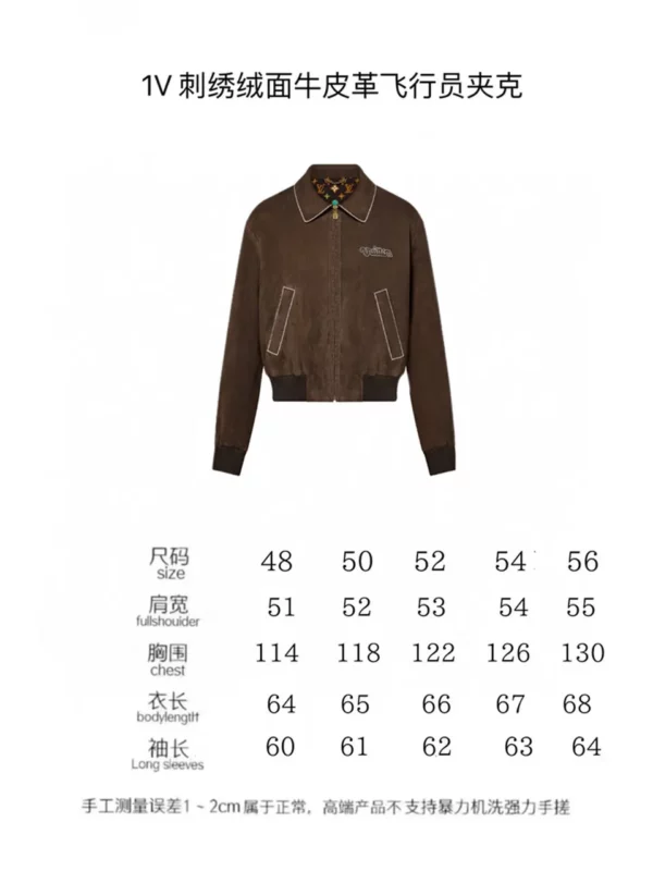 2024fw Louis Vuitton Real Leather Jacket - Replica jacket